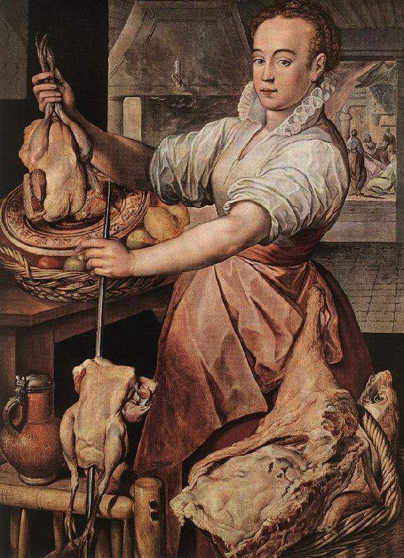 BEUCKELAER, Joachim The Cook soti oil painting image